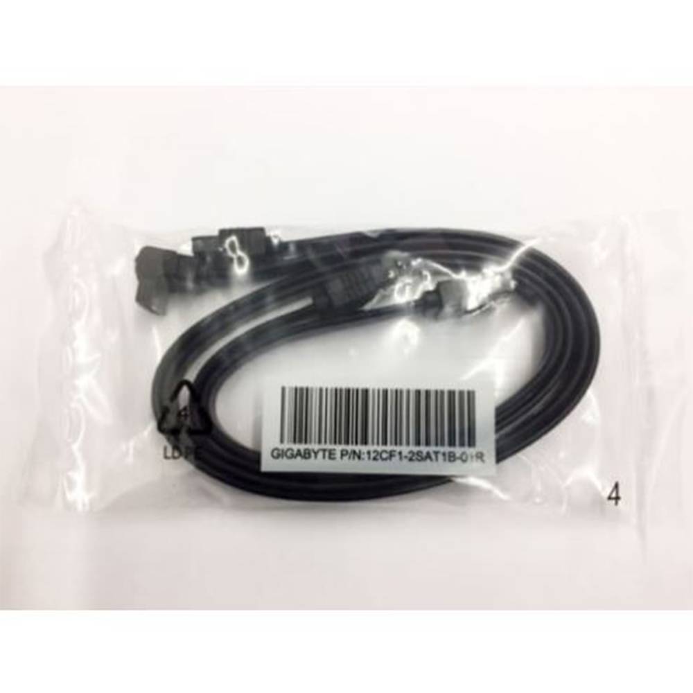 Gigabyte SATA 3.0 6Gbps L Shaped and Straight Serial ATA Data Cable SATA III With Clip For SSD